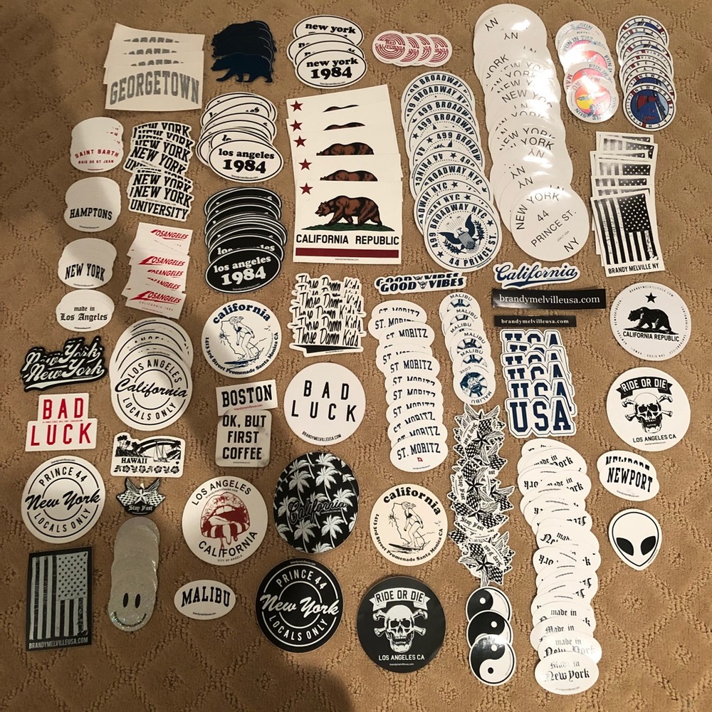 Brandy Melville stickers